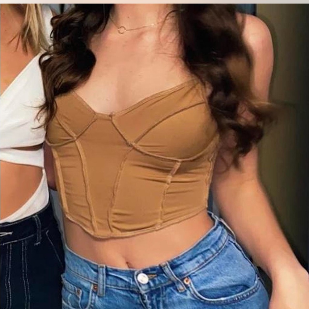 Corset-looking crop top